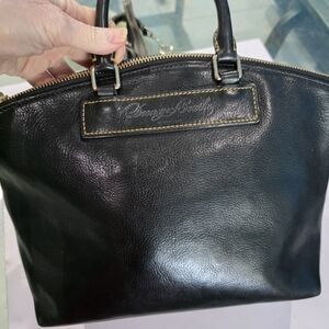 Dooney & Bourke Black Florentine Leather Satchel